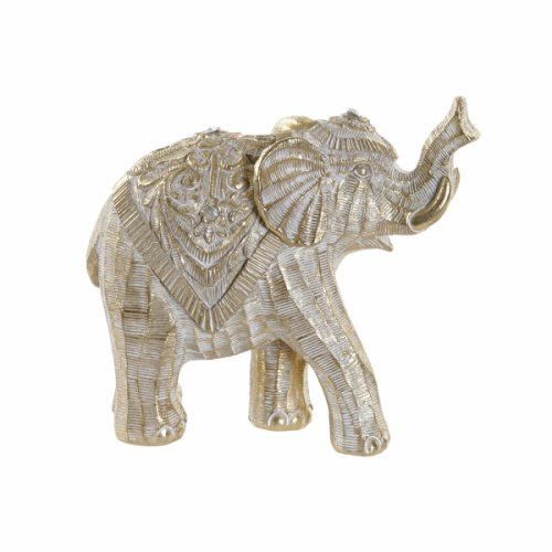 Figură decorativă dkd home decor elefant rășină (17 x 7.5 x 15 cm)