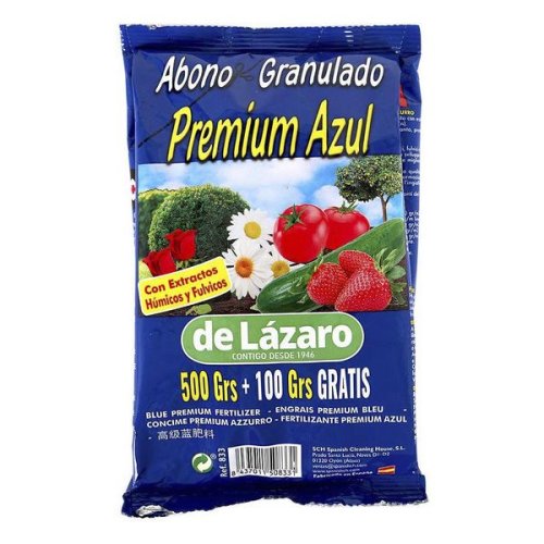 Îngrășământ organic de lázaro premium azul (600 g)