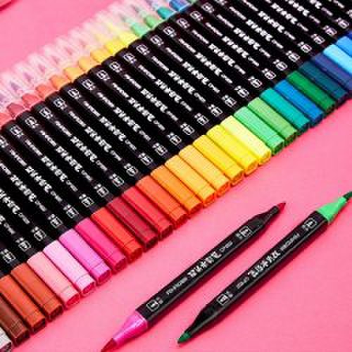 Marker 18 culori watercolor brush pen
