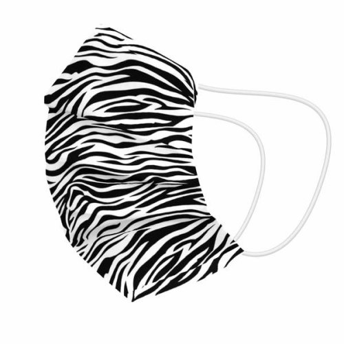 Mască igienică de pânză reutilizabilă zebra adult