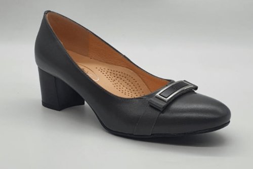 Pantofi casual dama, din piele naturala, gri, cod 1297-03