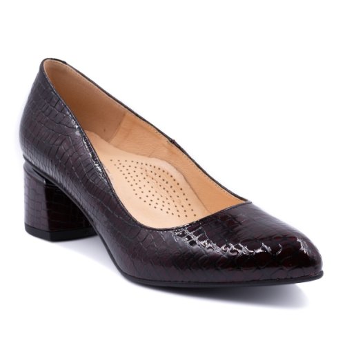 Pantofi eleganti dama, beatrixx, visinii, cod 1382