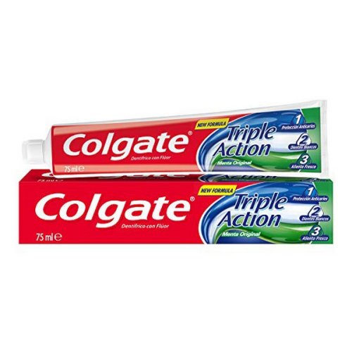 Pastă de dinți triple accion original mint colgate (75 ml)