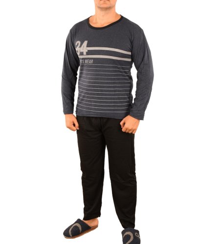Pijama batal bleumarin sports wear pentru barbat - cod 44625