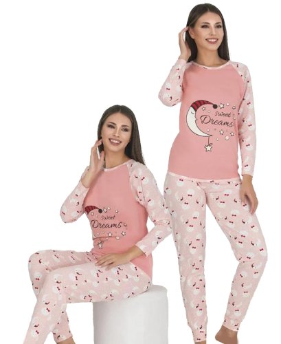 Pijama roz pal dama dreams - cod hp1955