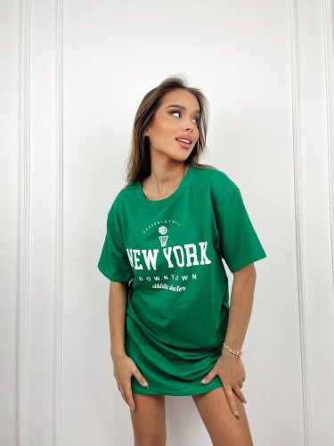 Rochie verde new york pentru dama - cod gio-h-24