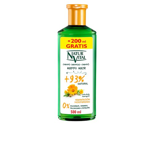 Șampon hidratant happy hair naturaleza y vida (500 ml)