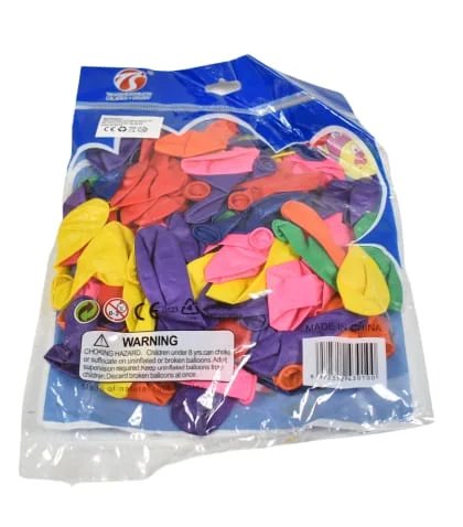 ​set 100 baloane multicolor