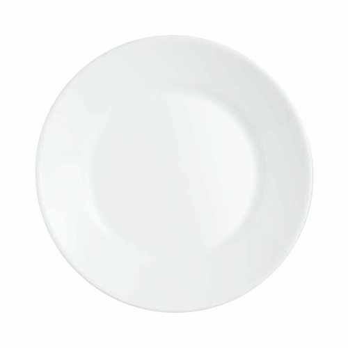 Set de farfurii arcoroc restaurant alb sticlă (Ø 23,5 cm) (6 uds)
