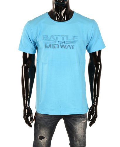 Tricou batal bleu battle pentru barbat - cod 43105