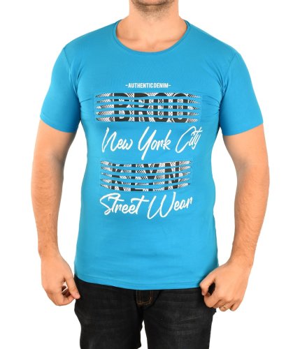 Tricou bleu ny city pentru barbat - cod 45716