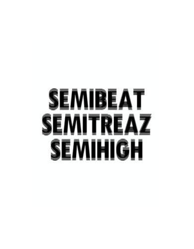 Semibeat semitreaz black