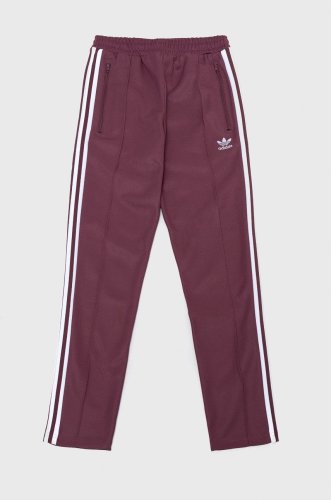 Adidas originals pantaloni de trening adicolor hb9440 barbati, culoarea violet, cu imprimeu