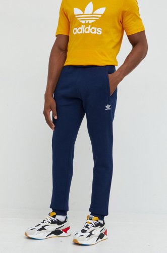 Adidas originals pantaloni de trening barbati, culoarea albastru marin, cu imprimeu