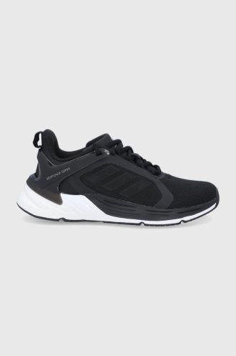 Adidas pantofi response super 2.0 culoarea negru, cu toc plat