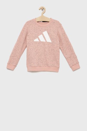 Adidas performance bluza copii he1924 culoarea roz, cu imprimeu