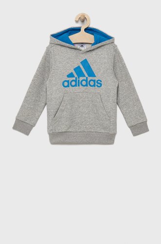 Adidas performance bluza copii he9291 culoarea gri, melanj