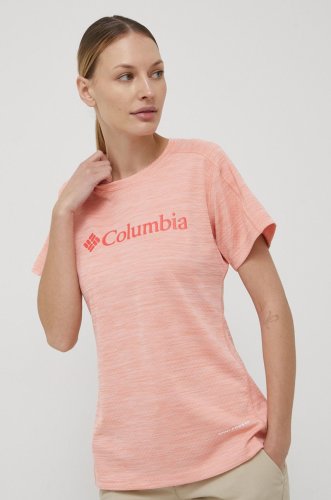 Columbia tricou sport zero rules graphic culoarea portocaliu