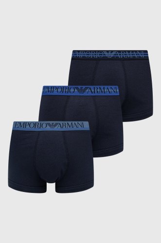 Emporio armani underwear boxeri bărbați, culoarea albastru marin