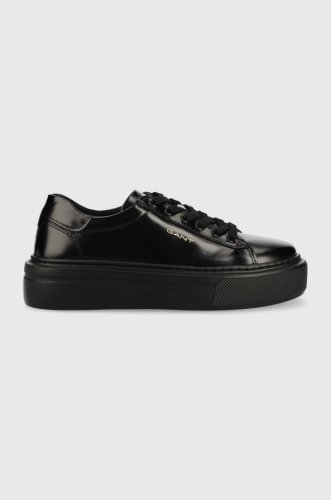 Gant sneakers din piele alincy culoarea negru