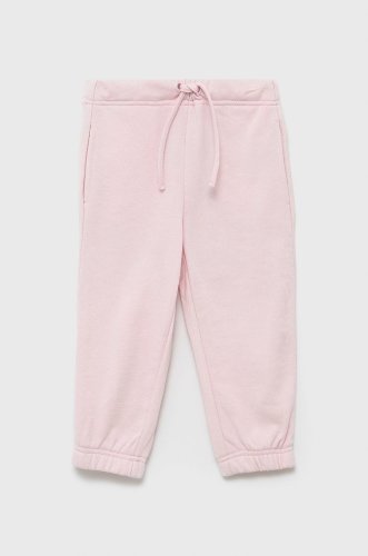 Kids only pantaloni copii culoarea roz, neted