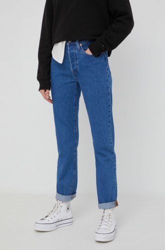 Levi's jeansi 501 femei, high waist