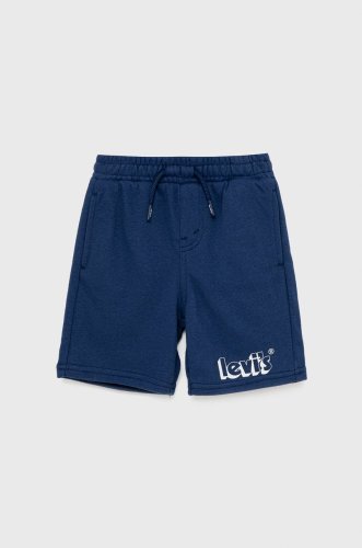 Levi's pantaloni scurti copii culoarea albastru marin,