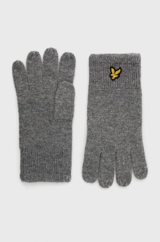 Lyle & scott mănuși culoarea gri