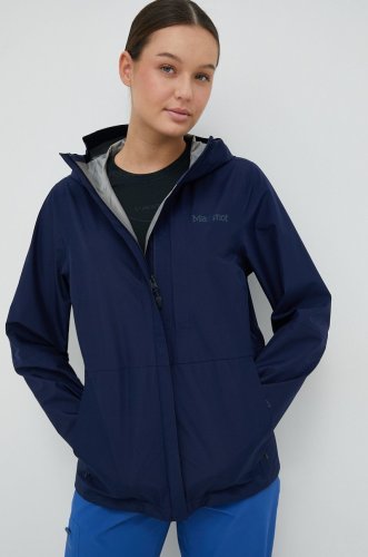 Marmot jacheta de exterior minimalist gore-tex culoarea albastru marin, gore-tex