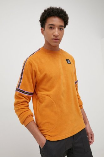 New balance bluza barbati, culoarea portocaliu, cu imprimeu