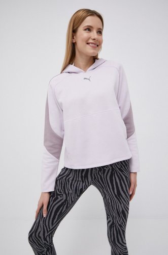 Puma bluza femei, culoarea violet, modelator