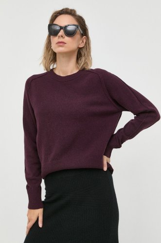 Trussardi pulover de lana femei, culoarea violet, light