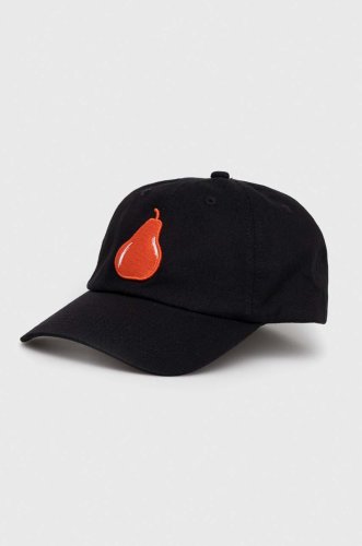 United colors of benetton șapcă de baseball din bumbac culoarea negru, cu imprimeu
