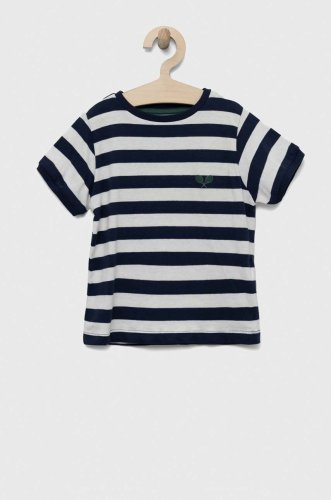 Zippy tricou de bumbac pentru copii culoarea albastru marin, modelator