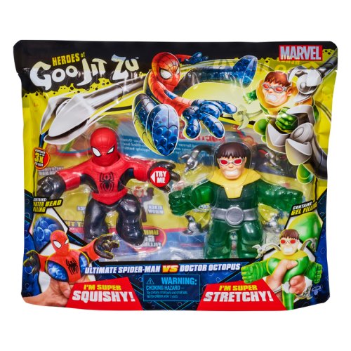 Figurine goo jit zu marvel 2 buc ultimate spiderman vs doctor octopus 41378