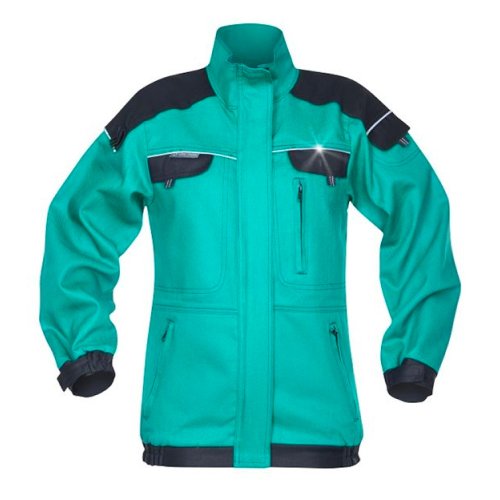 Jacheta de lucru cool trend - verde - pentru femei verde 2xl