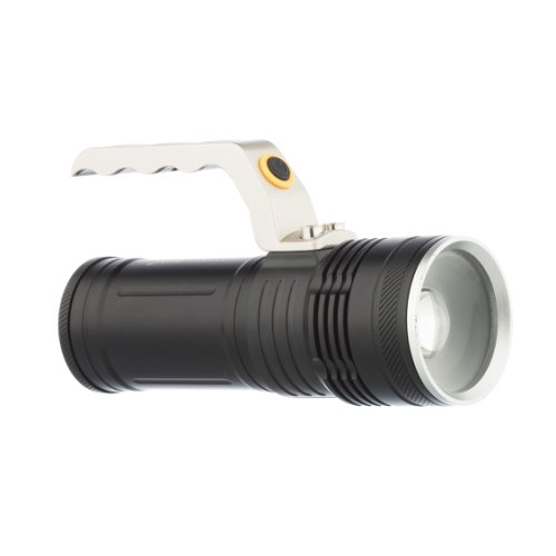 Lanterna reincarcabila led din aluminiu - zoom, bigshot™ zy-690, neagra
