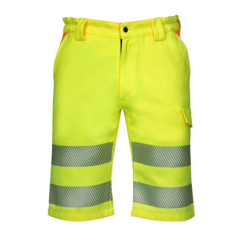 Pantaloni de lucru scurti signal - galben reflectorizant 46 galben reflectorizant