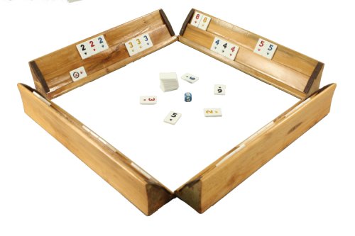 Set joc remi, table din lemn