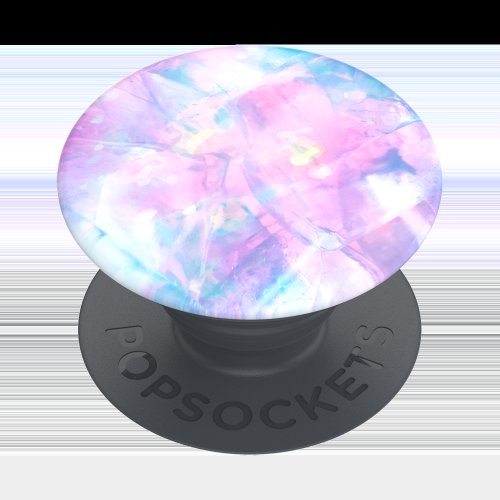 Suport universal de telefon si tableta popsockets, popgrip basic crystal opal