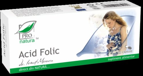 Acid folic 500mcg 30cps - medica