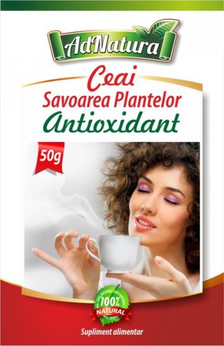 Ceai antioxidant savoarea plantelor 50g - adnatura