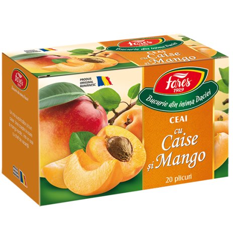 Ceai cu caise mango 20dz - fares
