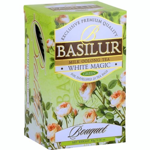 Ceai verde milk oolong bouquet white magic 20dz - basilur