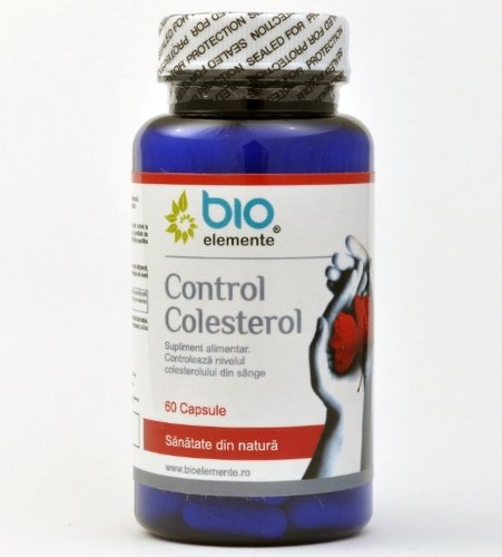 Control colesterol 60cps - bio elemente