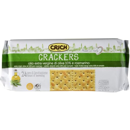 Crackers ulei masline rozmarin 250g - crich