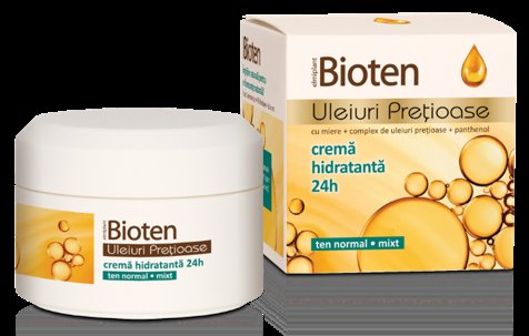 Crema hidratanta ten normal/mixt uleiuri pretioase bioten 50ml - elmiplant