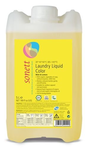 Detergent lichid rufe color menta lamaie 5l - sonett