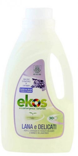 Detergent lichid rufe delicate lana {a/m} 1l - ekos