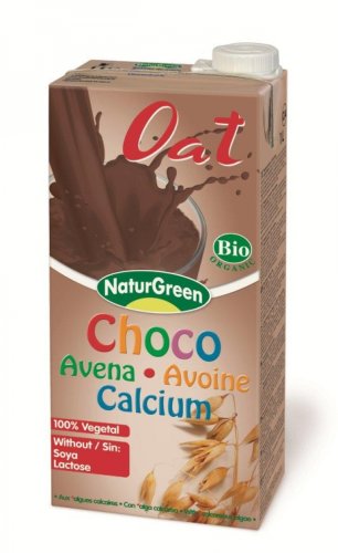 Lapte ovaz ca cacao 200ml - naturgreen